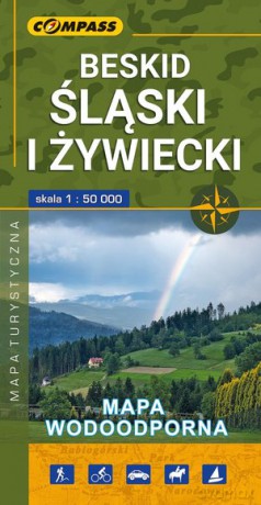 Beskid śląski i Żywiecki. Mapa turystyczna w skali 1:50 000 (wersja wodoodporna)