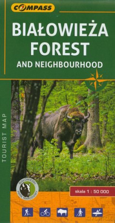 Białowieża Forest and Neighbourhood. Mapa turystyczna w skali 1:50 000