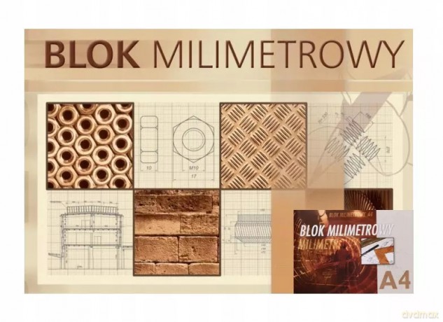 Blok milimetrowy A4 Kreska