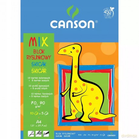 Blok rysunkowy A4 Canson