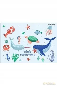 Blok rysunkowy A4/20k biały 70g Basic Top Fol A 10