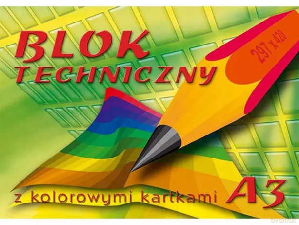 Blok techniczny A3 Kreska