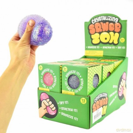 Brokatowy gniotek sensoryczny 7,3cm (12szt)