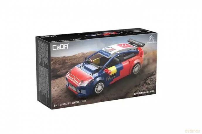 Cada klocki 2008 Citroen C4 WRC 1:24 C55033W