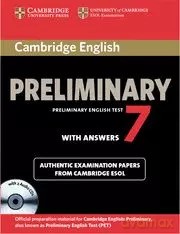 Cambridge English Preliminary 7 Self-study Pack OOP [KSIĄŻKA]