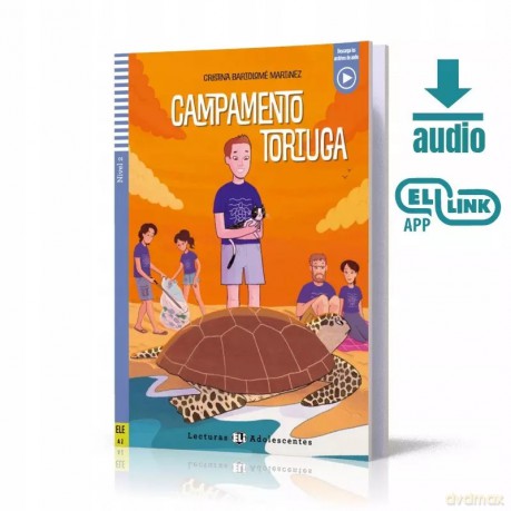 Campamento Tortuga + audio mp3 - Cristina Bartolomé Martínez [KSIĄŻKA]