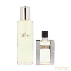 Hermes Terre d Hermes Zestaw - woda toaletowa 30 ml spray refillable + woda toaletowa 125 ml refill [PERFUMY]