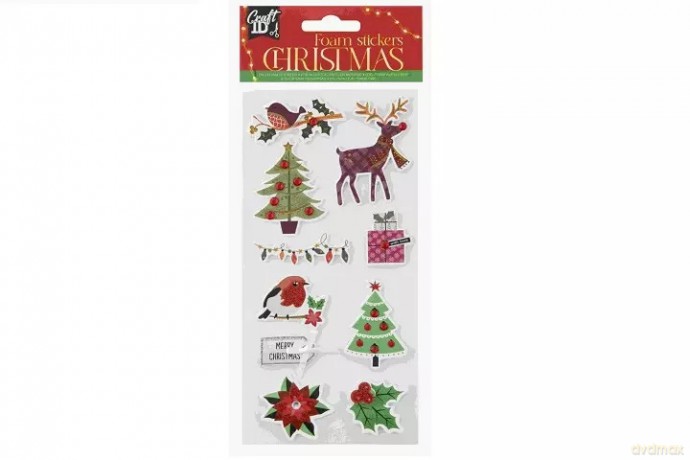 CCG XMAS naklejki piankowe CR8017 02511