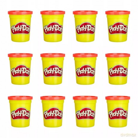 Ciastolina w tubach Play-Doh czerwona 12 szt.