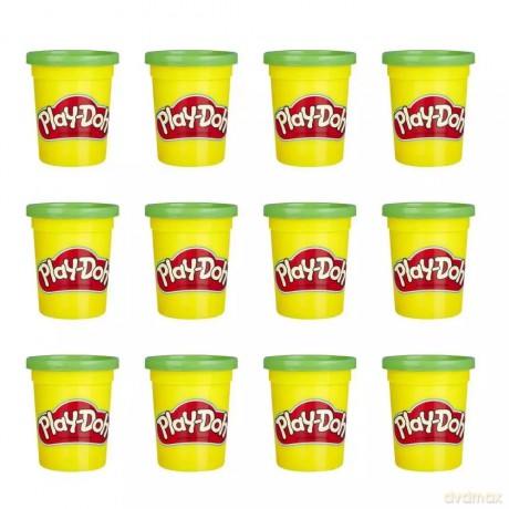 Ciastolina w tubach Play-Doh zielona 12 szt.