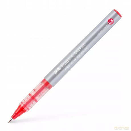 Cienkopis kulkowy Faber-Castell Free, 0.5mm, czerw