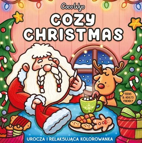 Cozy Christmas. Urocza i relaksująca kolorowanka - Coco Wyo [KSIĄŻKA]
