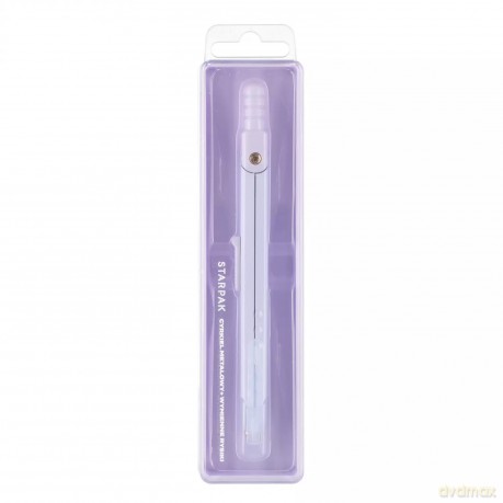 Cyrkiel metalowy Zamykany Plus Rysiki Liliowy Starpak 563024