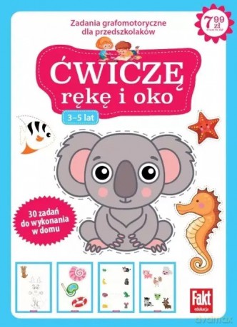 Ćwiczę rękę i oko. Zabawy grafomotoryczne dla przedszkolaków [KSIĄŻKA]