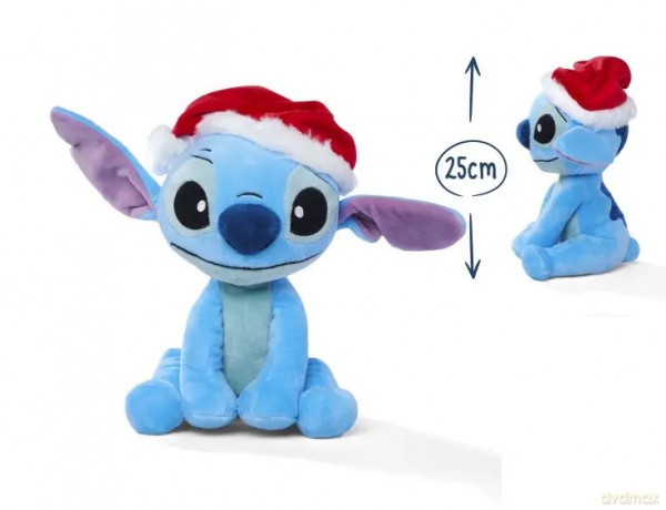 DISNEY Stitch Mikołaj 25cm 587-0035