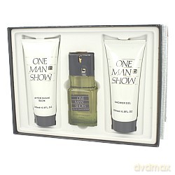 Jacques Bogart One Man Show Zestaw - woda toaletowa 100 ml spray + balsam po goleniu 200 ml + żel pod prysznic 200 ml [PERFUMY]