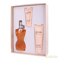 Jean Paul Gaultier Classique Zestaw - woda toaletowa 100 ml spray + balsam do ciała 75 ml + żel ppd prysznic 30 ml [PERFUMY]