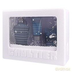 Jean Paul Gaultier Le Male Zestaw - Woda toaletowa 125 ml spray + żel pod prysznic 50 ml + balsam po goleniu 30 ml [PERFUMY]