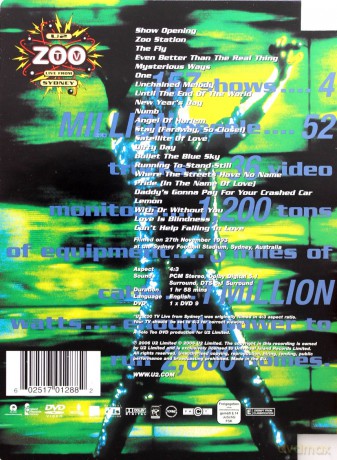U2: ZOO TV Live From Sydney [DVD]