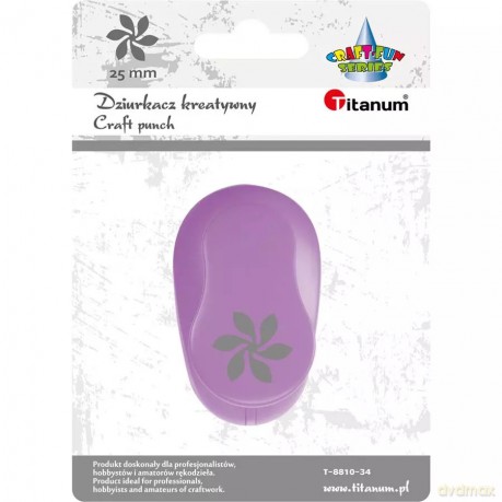 Dziurkacz Kreatywny 25mm Kwiat Titanum Craft-fun Series T-8810-34