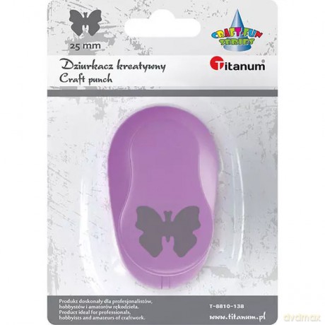 Dziurkacz Kreatywny 25mm Motyl Titanum Craft-fun Series T-8810-138