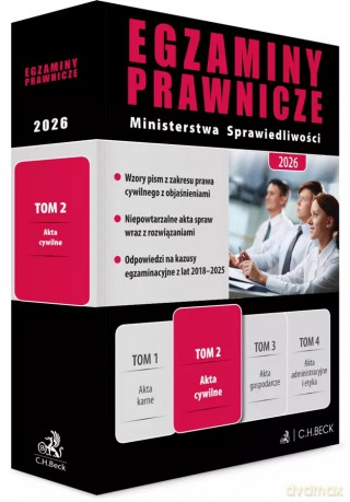 Egzaminy Prawnicze Ministerstwa Sprawiedliwości 2026. Tom 2. Akta cywilne [KSIĄŻKA]