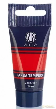 Farba tempera. Cynober, 20 ml