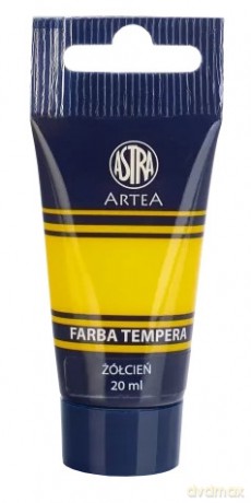 Farba tempera. Żółcień, 20 ml