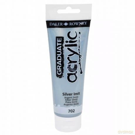 Farby akrylowe Daler-Rowney srebrny 1 szt. 120 ml