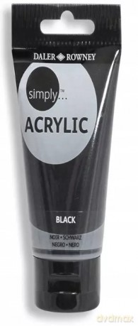 Farby akrylowe Giotto czarny 1 szt. 250 ml