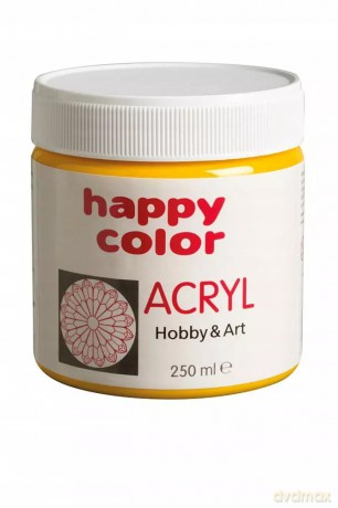 Farby akrylowe Happy Color żółty 1 szt. 250 ml
