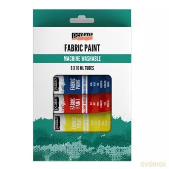 Farby Do Tkanin 6x16ml Ptr