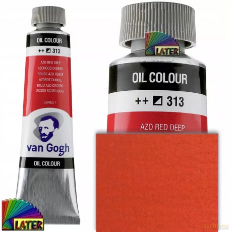 Farby olejne Van Gogh czerwony 1 szt. 40 ml