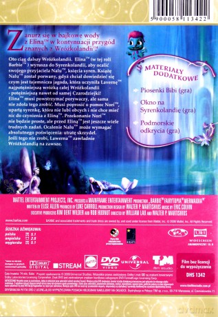 Barbie Syrenkolandia (Mermaidia) [DVD]