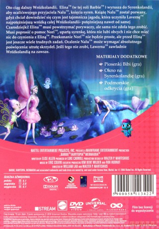 Barbie Syrenkolandia (Mermaidia) [DVD]