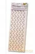 Folia 12331 naklejka dekoracyjna Złoto, Biały Wyjmowana