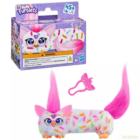 Furby DJ Furblets. Berry-Cup-Cake. Rozciągliwa interaktywna maskotka