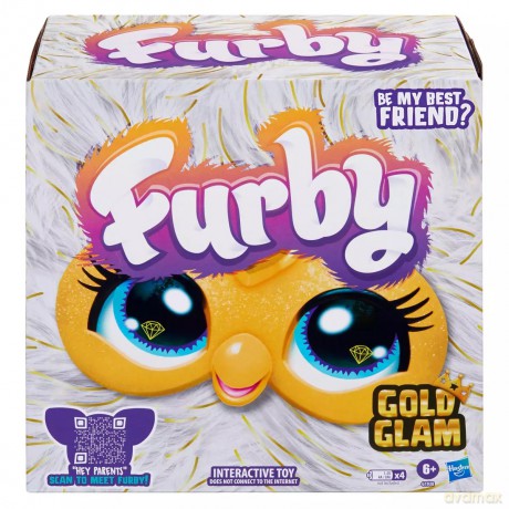 FURBY Gold Glam, zabawka interaktywna