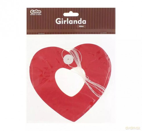 Girlanda Papierowa Serduszka Godan