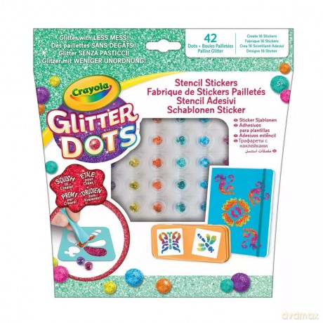 Glitter Dots - Szablony do naklejek