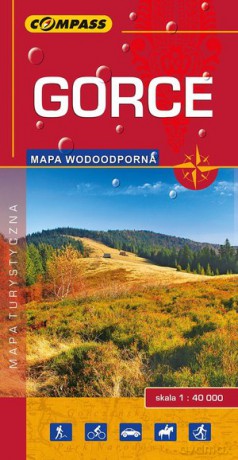 Gorce. Laminowana mapa turystyczna w skali 1:40 000