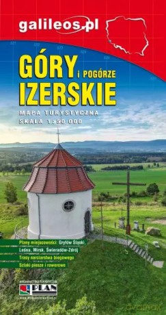Góry i Pogórze Izerskie. Mapa turystyczna, 1:50 000