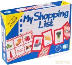 Gra językowa Angielski My Shopping List. Opr. karton [KSIĄŻKA]