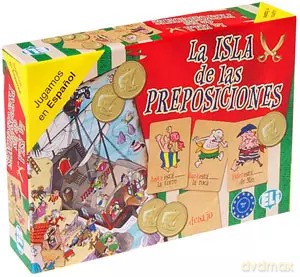 Gra językowa Hiszpański La Isla de Las Preposiciones [KSIĄŻKA]
