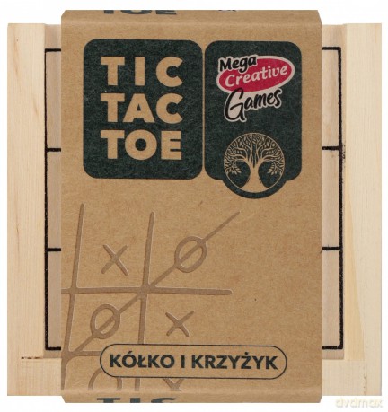 Gra Kolko/krzyzyk Drew Kostka 8x8x3 Mc Wood 200 [GRA]