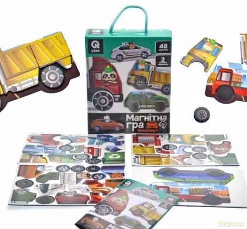 Gra magnetyczna Transport. 48 magnesów [GRA]