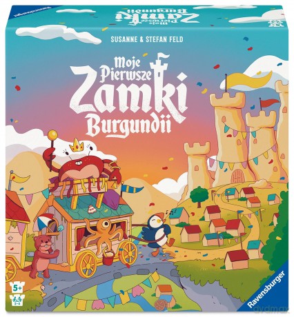Gra planszowa Moje Pierwsze Zamki Burgundi Ravensburger [GRA]