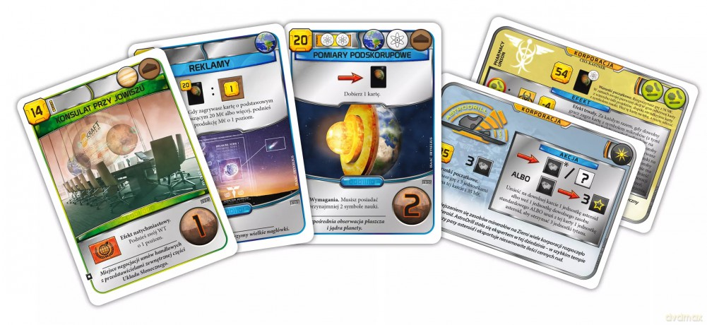Gra planszowa Terraformacja Marsa: Zestaw dodatkowy #5 (20 nowych kart) Rebel [GRA]