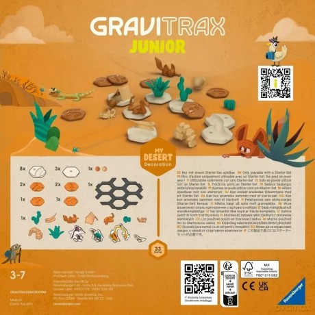 GraviTrax Junior Zestaw Startowy S - Pustynia