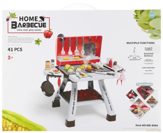 Grill Na Baterie z FunkcjĄ Pieczenia I Akcesoriami Mega Creative 566732